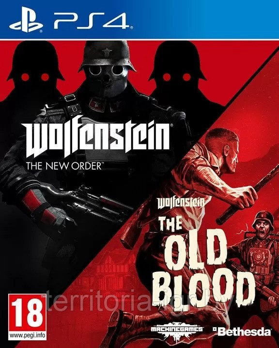 Wolfenstein: The New Order + The Old Blood (Русские субтитры) PS4