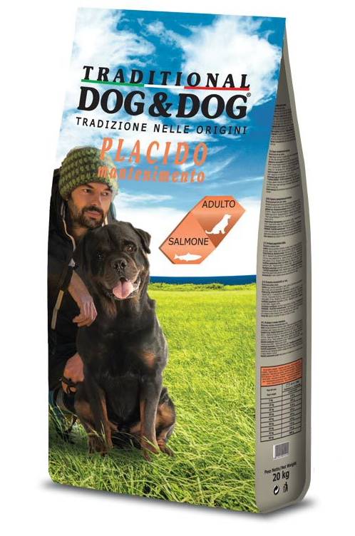 Сухой корм Dog&Dog Placido Mantenimento для собак со вкусом лосося (развес)