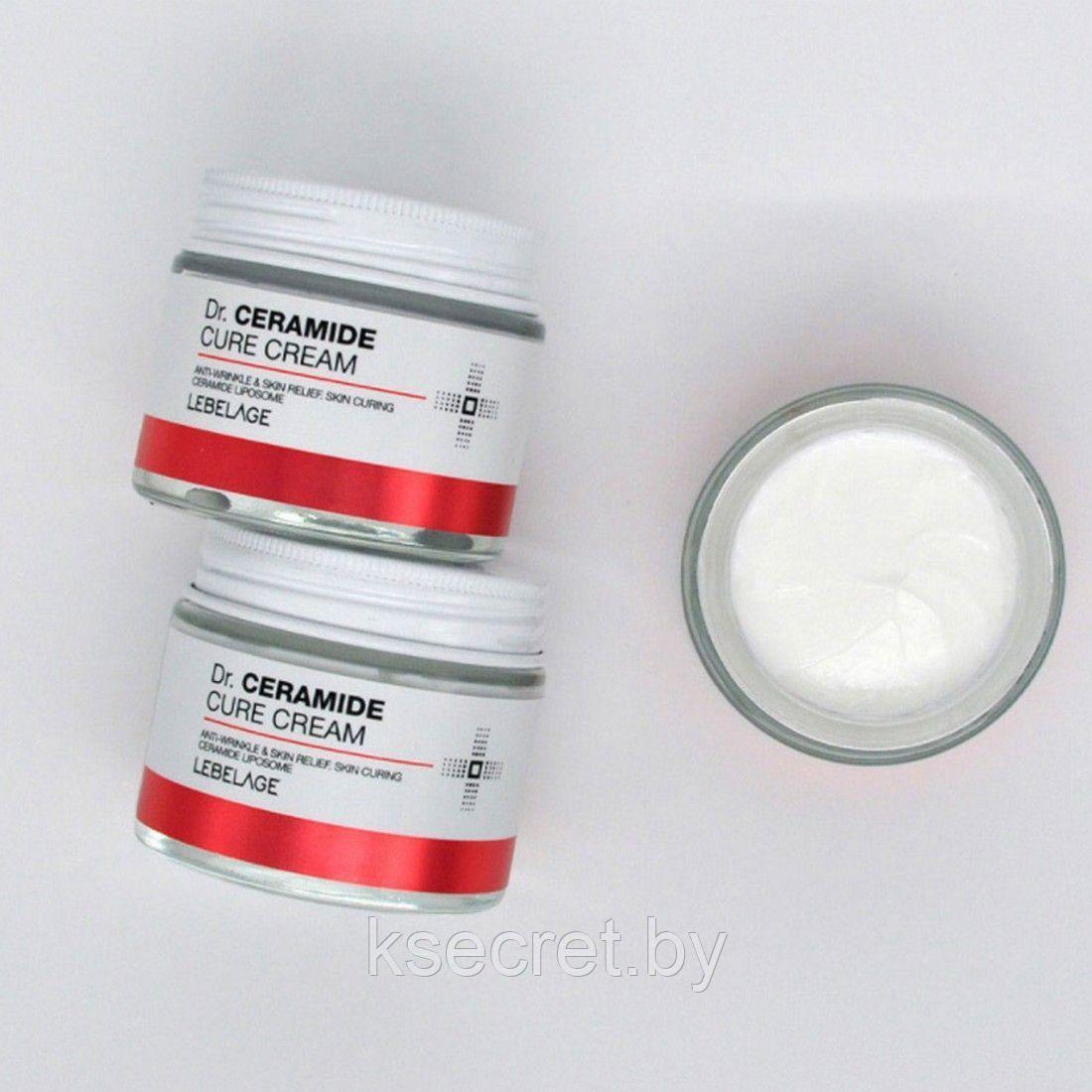 LEBELAGE Крем для лица улучшающий рельеф кожи с Керамидами Dr. Ceramide Cure Cream, 70мл - фото 3 - id-p197342877