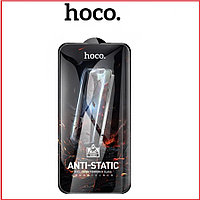 Защитное стекло Hoco G9 Anti-Static для Apple Iphone 13 / 13 pro черный (полная проклейка)