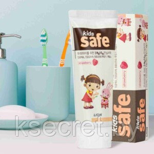 Детская зубная паста со вкусом клубники "Kids safe" - фото 1 - id-p197343608