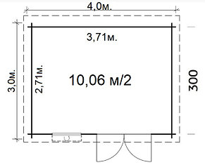 Хозблок "ЭЛЬЗА" 4х3м., фото 2