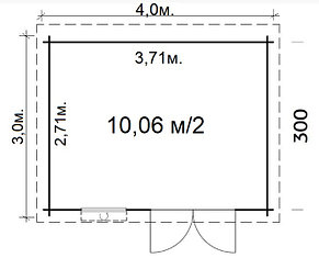 Хозблок  "ЭЛЬЗА" 4х3м., фото 2