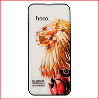 Защитное стекло Hoco G10 HD для Apple Iphone 13 / 13 pro черный (полная проклейка)