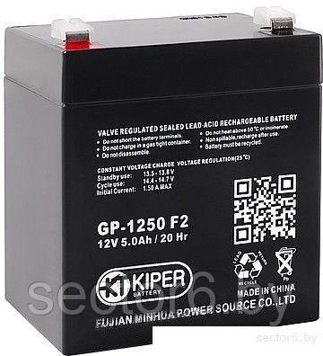 Аккумулятор для ИБП Kiper GP-1250 F2 (12В/5 А·ч), фото 2