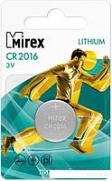 Батарейка Mirex CR2016 литиевая блистер 2 шт 23702-CR2016-E2