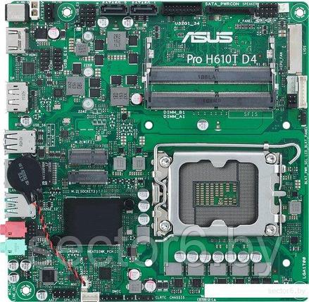 Материнская плата ASUS Pro H610T D4-CSM, фото 2