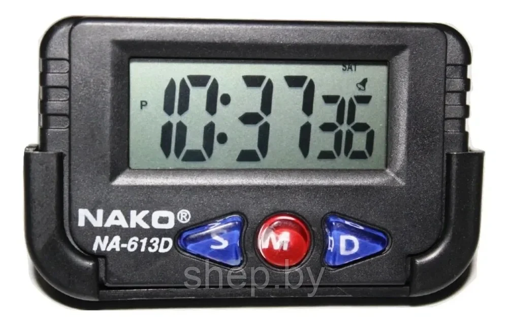 Автомобильные цифровые часы на липучке NAKO NA-613D