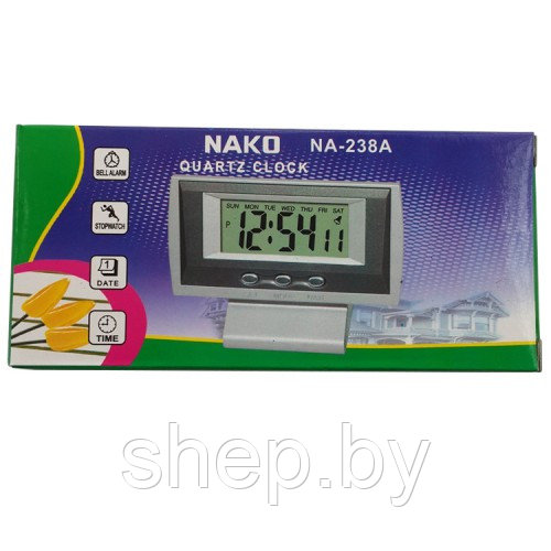 Автомобильные цифровые часы на липучке NAKO NA-238A - фото 6 - id-p197344095