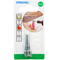 (83322) Шлифовальная насадка, форма пуля 3,2 мм, карбид кремния (3 шт) Dremel (26153322JA)