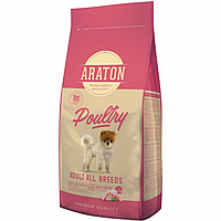 Сухой корм для собак Araton Adult Poultry сухой корм для собак с домашней птицей, 15 кг (Литва)