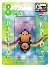 USB Flash Mirex MONKEY BROWN 8GB (13600-KIDMKB08)