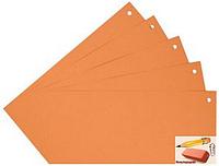 Разделитель Office Point, 105х240 мм., картонный, оранжевый, 100 штук