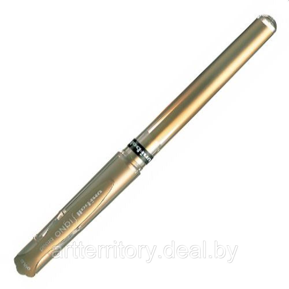 Ручка гелевая Mitsubishi Pencil SIGNO BROAD, 1 мм. (золотая) - фото 1 - id-p197355108