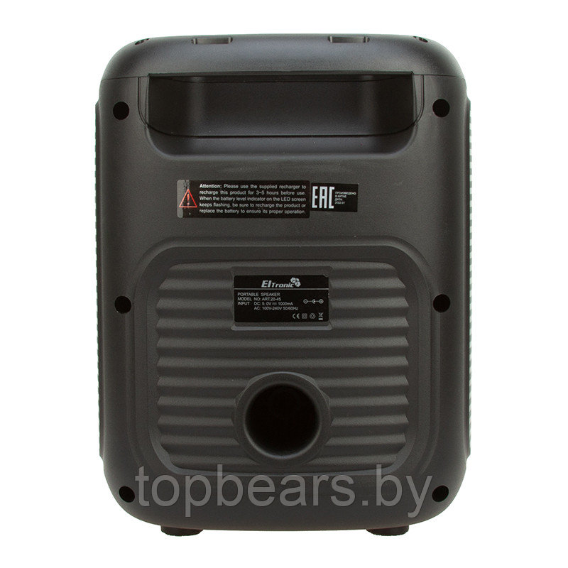 Портативная беспроводная bluetooth колонка Eltronic CRAZY BOX 150 Watts арт. 20-45 с LED-подсветкой и RGB - фото 10 - id-p197369633
