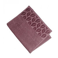 Махровое полотенце для рук 30х50 темно-лиловое NURPAK 749