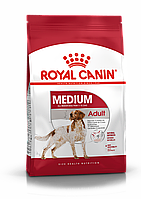 ROYAL CANIN Medium Adult сухой корм для собак в возрасте 12 месяцев и старше.15 кг