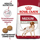 ROYAL CANIN Medium Adult сухой корм для собак в возрасте 12 месяцев и старше.15 кг, фото 2