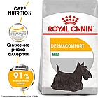 Сухой корм ROYAL CANIN Mini Dermacomfort для собак мелких пород при раздражениях и зуде кожи 1кг., фото 3