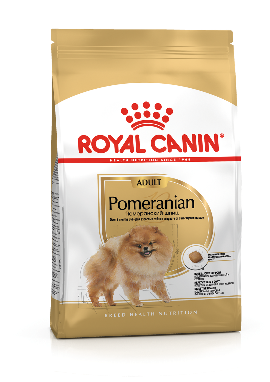 Сухой корм для собак ROYAL CANIN Pomeranian Adult для взрослых собак в возрасте от 8 м. и старше(Померанский - фото 1 - id-p197377658