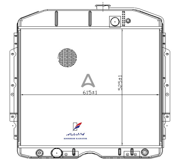 Радиатор ГАЗ-53 медный 3-х рядный KOOSHESH 53-1301010 - фото 5 - id-p197380918