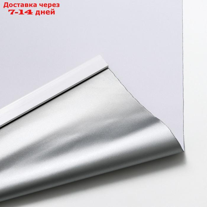 Штора рулонная "Механика. Блэкаут", 50×180 см (с учётом креплений 3,5 см), цвет серый - фото 4 - id-p197350000