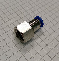 Фитинг трубок 6 мм внутренняя резьба G1/4" SPCF0602