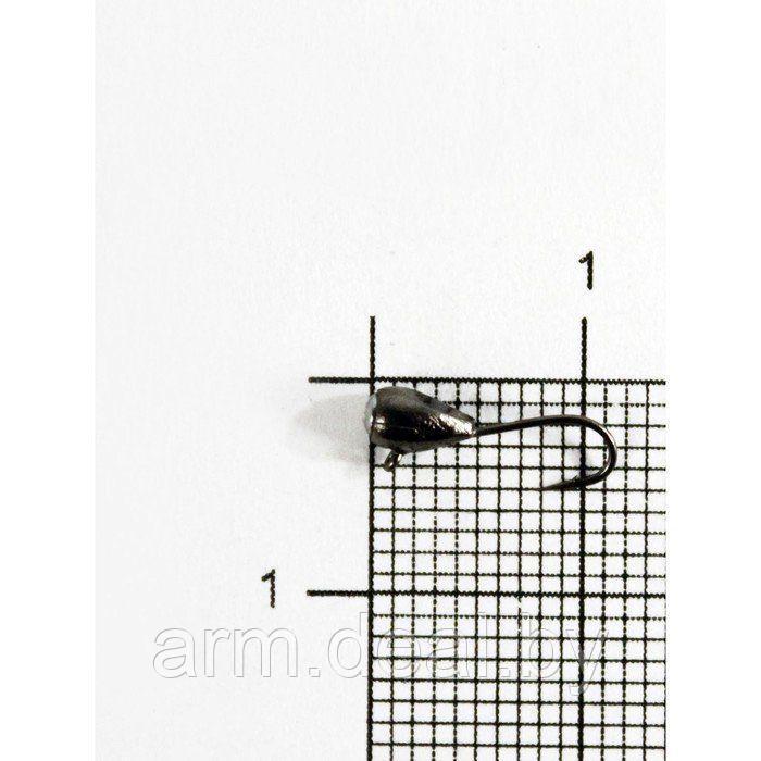 Мормышка вольфрамовая Dixxon-Rus капля с ушком d3.0, черный никель - фото 2 - id-p69161553