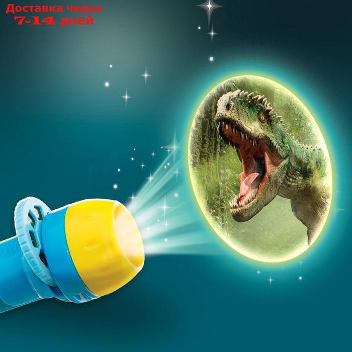 Игровой набор "В мире динозавров", проектор, светящиеся наклейки - фото 5 - id-p197351318