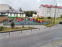 Столбик гибкий резиновый черный 450 мм цельный с утяжелителем резиновый.