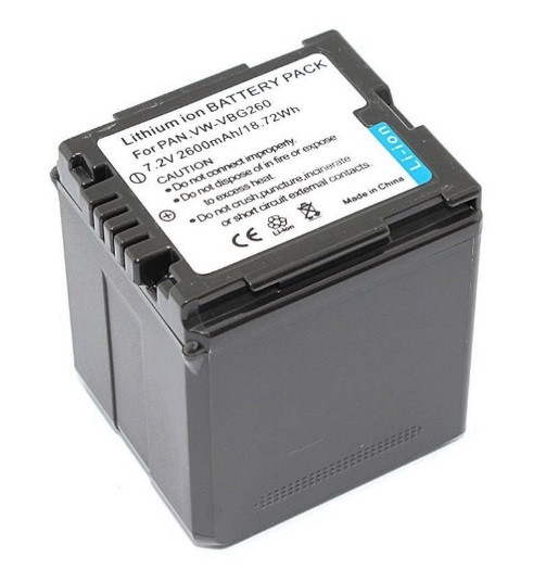 Аккумулятор Digital Power VW-VBG260 2600mAh для фотоаппарата Panasonic AG-AC, AF, HCK, HMC, HMR, HSC - фото 1 - id-p66416922