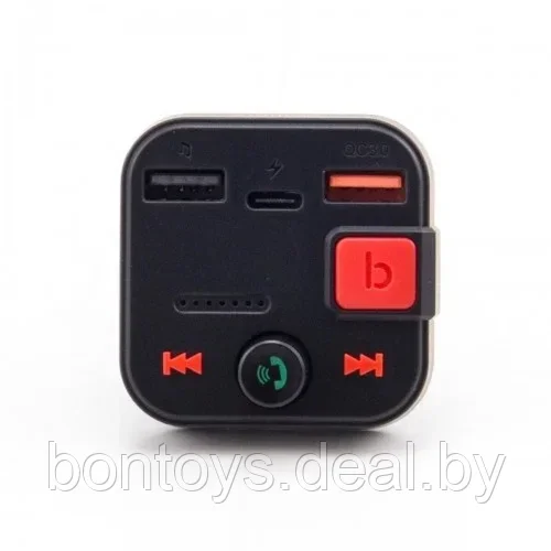 FM-модулятор EPLUTUS FB-20 + BLUETOOTH +USB-зарядкой QC3.0 + TYPE C зарядкой 30W (усилитель басов) - фото 3 - id-p197387254