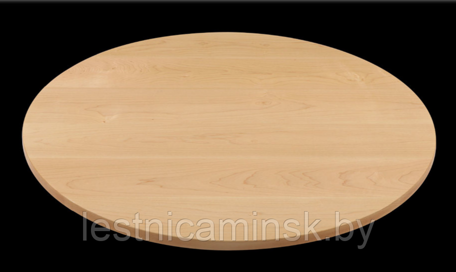 Столешница круглая для стола из березы и ольхи. Цельноламельная сорт АВ 25*950*950.Шлифованная под покрытие. - фото 2 - id-p197387403