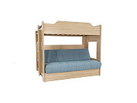 Двухъярусная кровать Сонома с диваном (БНП) +матрас №1 | НОВИНКА!