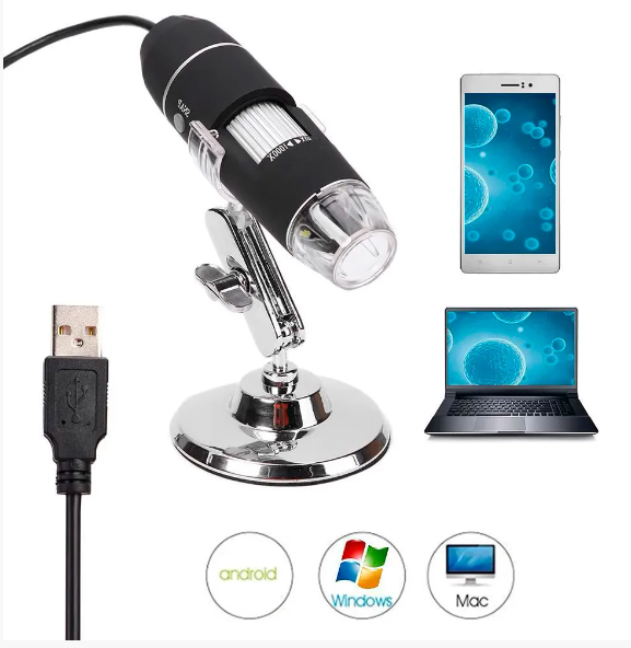 Цифровой USB-микроскоп Digital microscope electronic magnifier (4-х кратный ZOOM, с регулировкой 50-1000 - фото 7 - id-p150645623