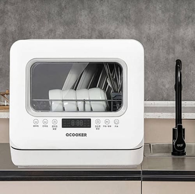Настольная посудомоечная машина Qcoocer Tabletop Dishwasher (CL-XW-Q4) - фото 4 - id-p197387513