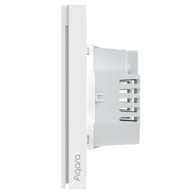 Умный выключатель Aqara Smart Wall Switch H1 одинарный с нулевой линией WS-EUK03 (Международная версия) Белый - фото 2 - id-p197387515