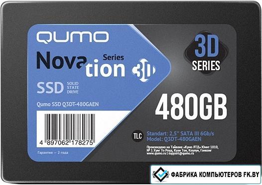 SSD QUMO Novation 3D 480GB Q3DT-480GAEN - фото 1 - id-p197387770