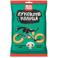 Снеки Mini Free Луковые кольца грибов 45г