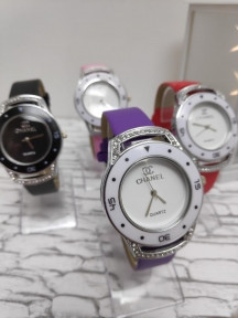 Часы наручные женские кварцевые Chanel Фиолетовый - фото 1 - id-p197390824