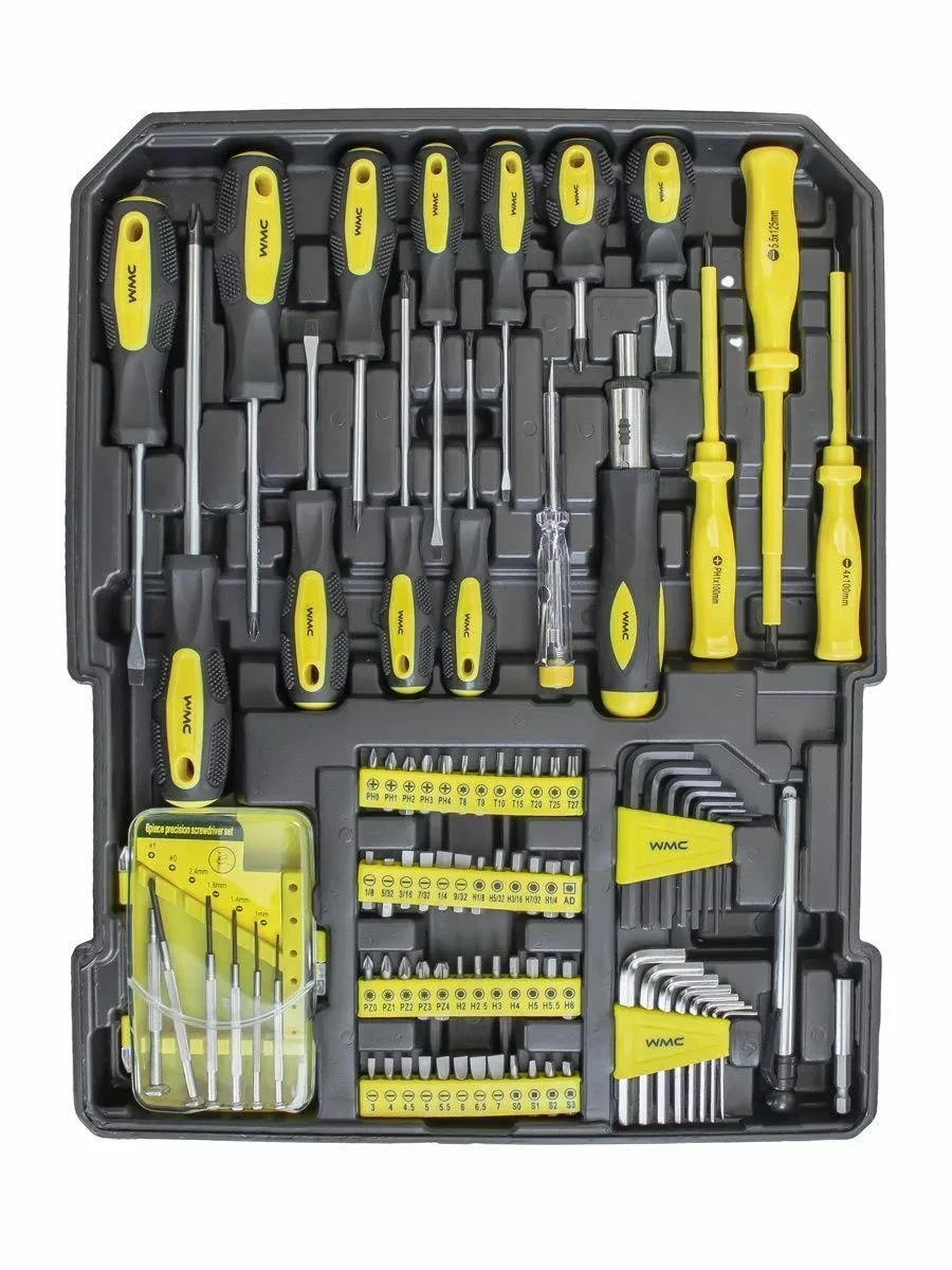 Набор инструментов в чемодане 186 PCS tool set - фото 7 - id-p86563595