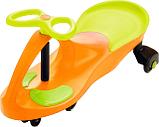 Машинка детская с полиуретановыми колесами салатово-оранжевая БИБИКАР, фото 4