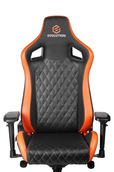 Кресло Evolution Omega (черный/оранжевый) - фото 3 - id-p197393019