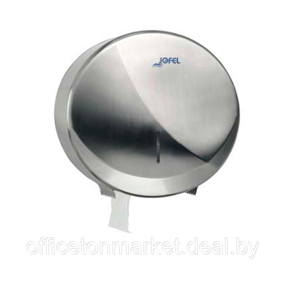 Диспенсер Jofel для туалетной бумаги в больших рулонах, металл глянец - фото 1 - id-p137122773