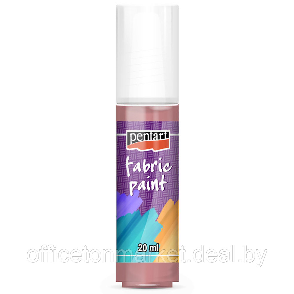 Краски для текстиля "Pentart Fabric paint", 20 мл, пунш - фото 1 - id-p197392974
