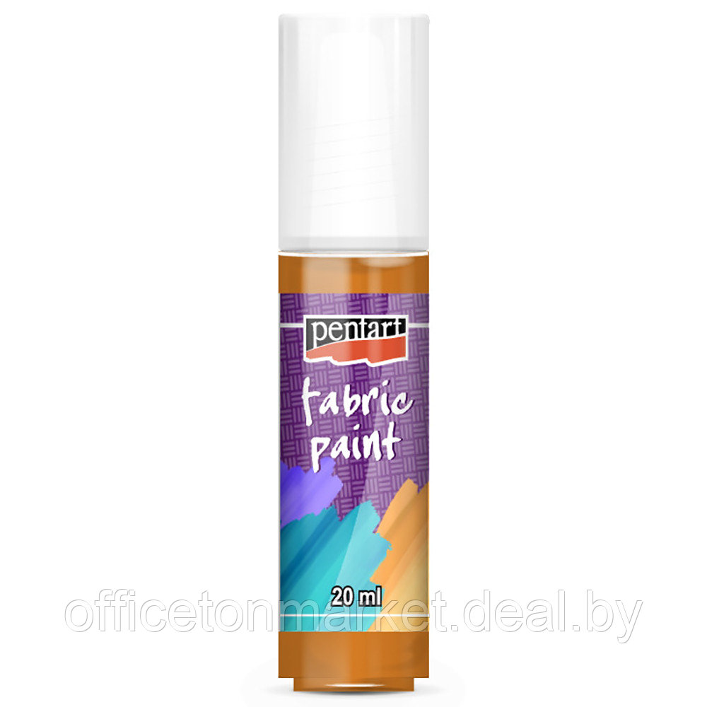 Краски для текстиля "Pentart Fabric paint", 20 мл, оранжевый - фото 1 - id-p197392967