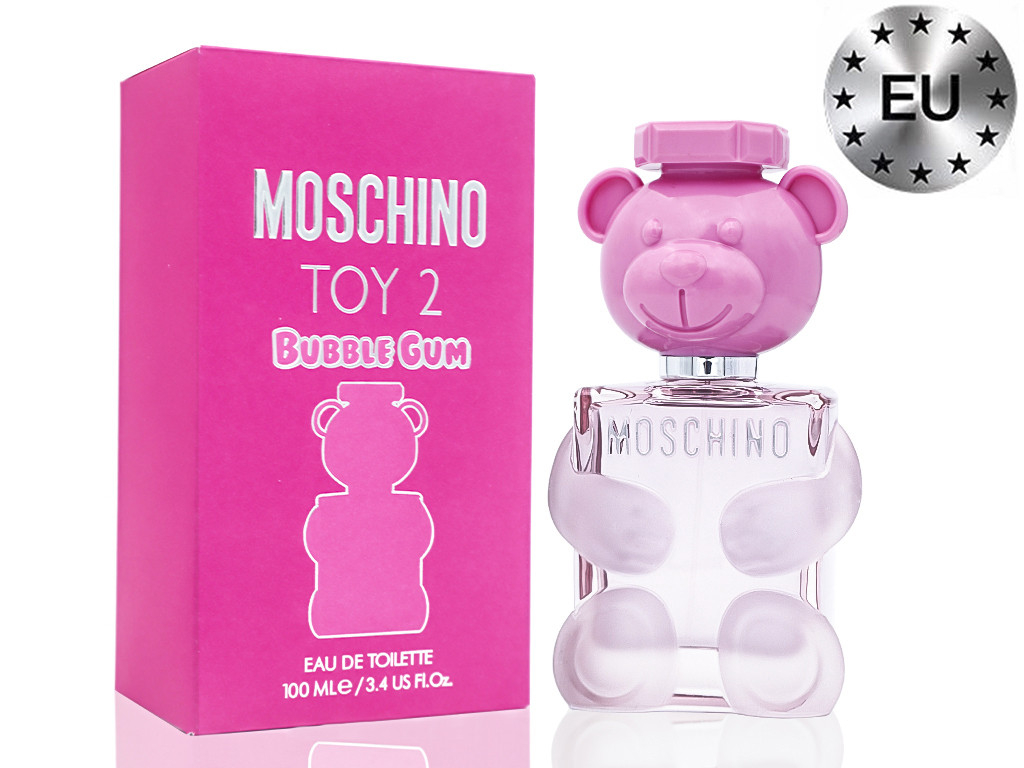 Женская туалетная вода Moschino Toy 2 Bubble Gum edt 100ml (PREMIUM) - фото 1 - id-p171541005