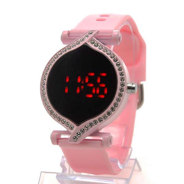 Женские электронные часы светодидные LED F3041G - фото 5 - id-p197418996