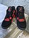 Кроссовки Nike Air Jordan 4 Retro черно-красные, фото 4