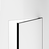 Дверь скрытая под покраску стандартная с черной алюминиевой кромкой ДССП 1900*600*40мм, фото 3